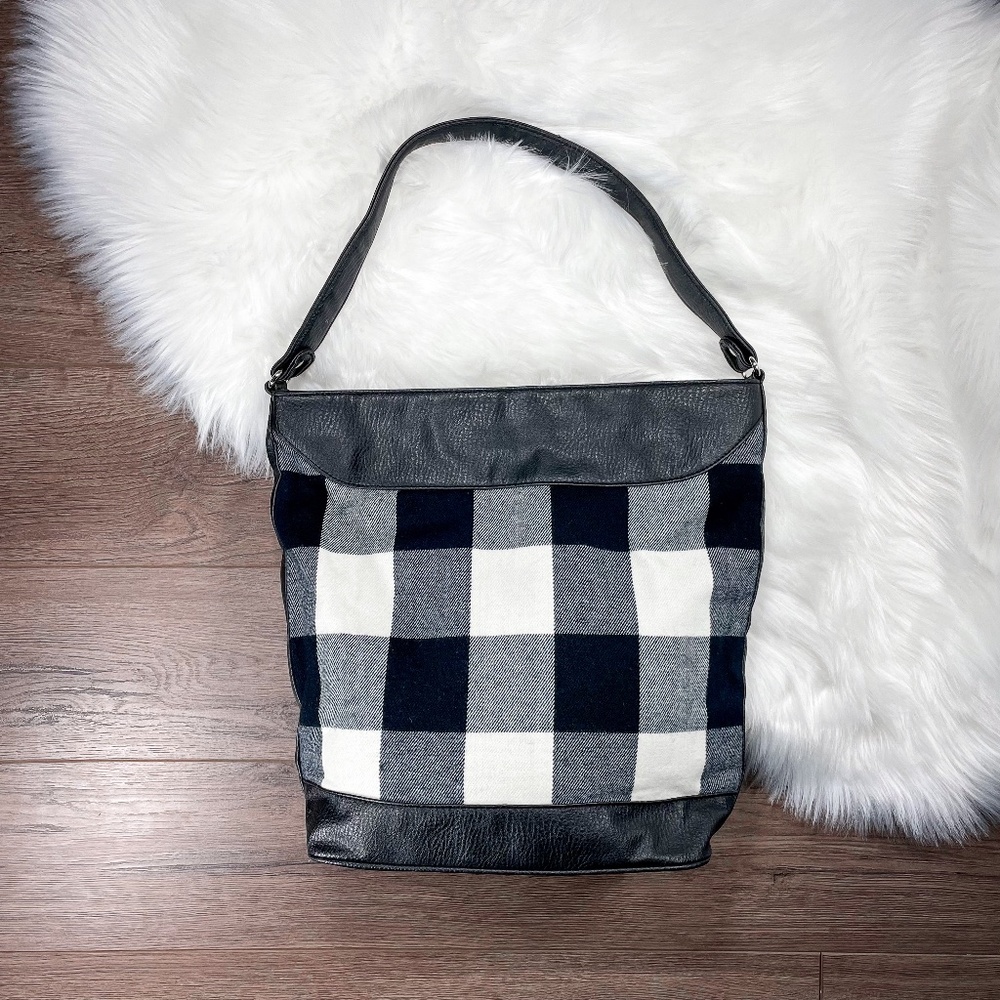 Gap | Flannel Buffalo Check Shoulder Bag
